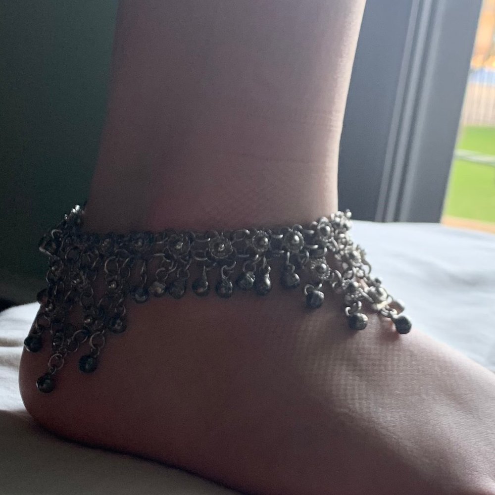 Silver anklet - Picture 3 of 4